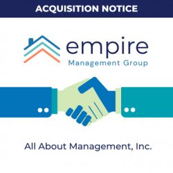 Empire Management Group, Inc. Acquires All About Management, Inc.